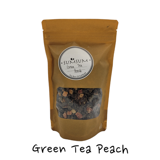 Tea - Green tea Peach 150 gr شاي الشاي الاخر و الخوخ